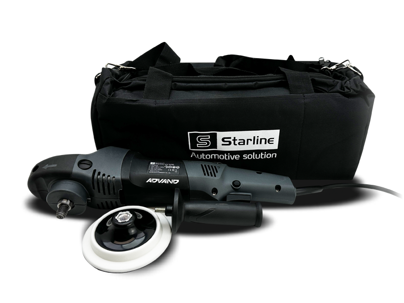 STARLINE Rotációs Polírgép 150 mm-es tárcsával, táskában